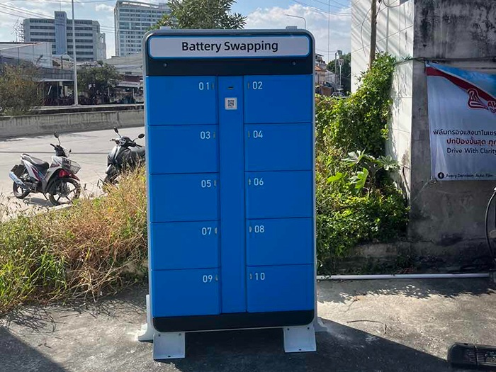 HelloSwap Battery Swapping Deployment in Thailand